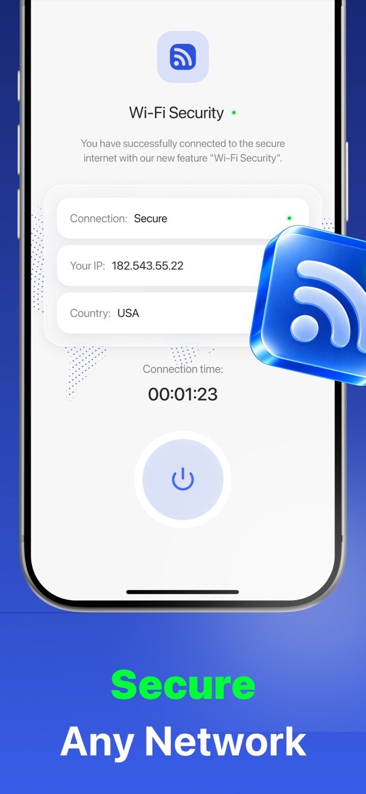 Wi-Fi Security screen